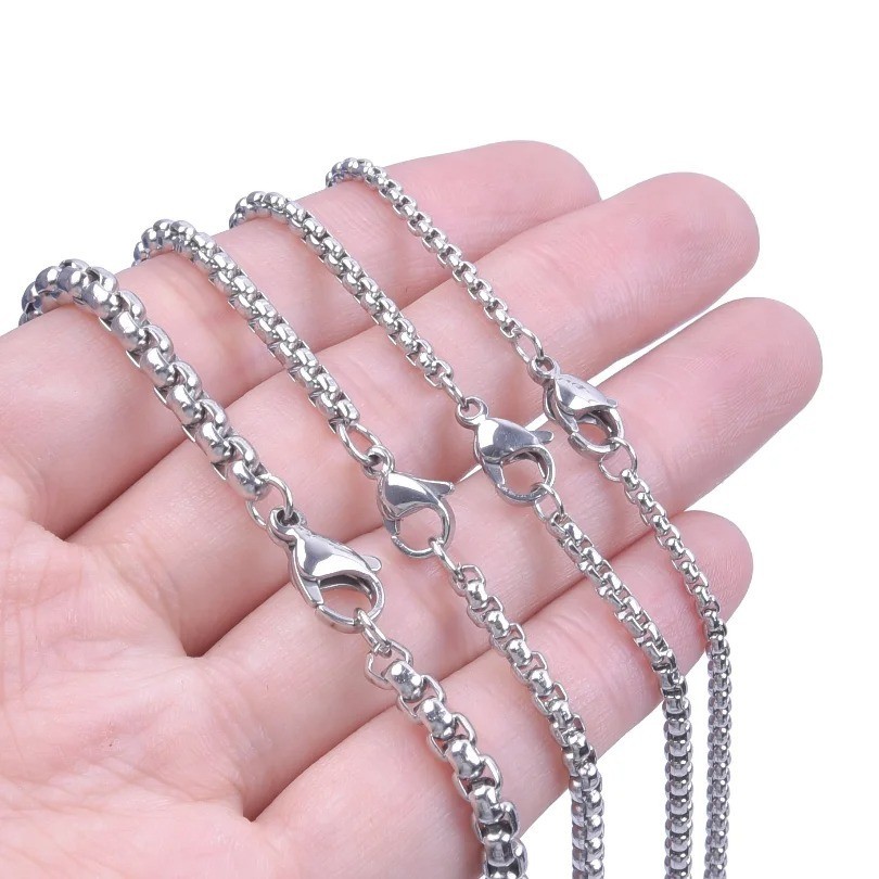 925 Sterling Silver Italian Rope Chain Men’s Necklace 4mm – NEW