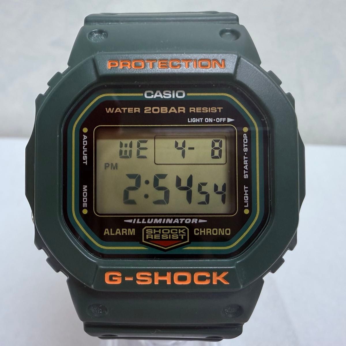 Casio G-Shock DW-5600RB-3JF Revival Color Green Square Near Mint JDM Watch 3229