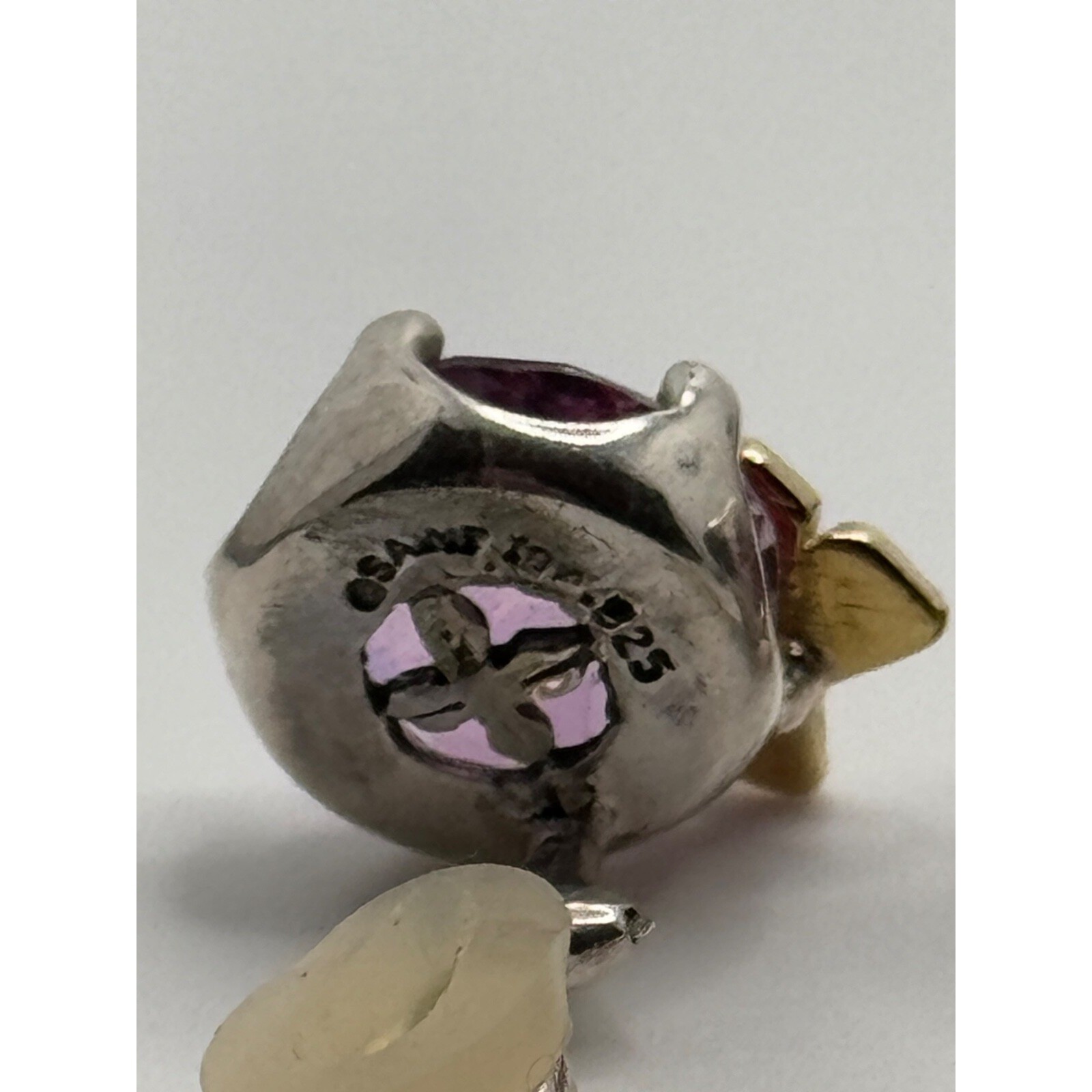 Saint by Sarah Jane Dancing Butterfly Sterling Silver & 18k Accent Clip Earrings