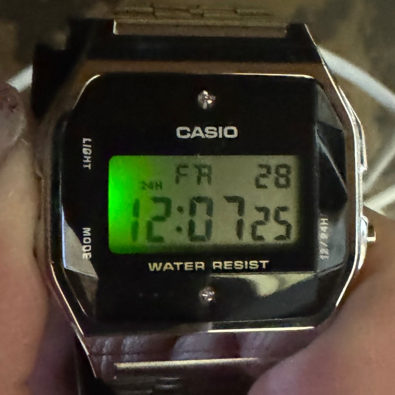 CASIO A159WAD-1D Diamond Series Digital Watch