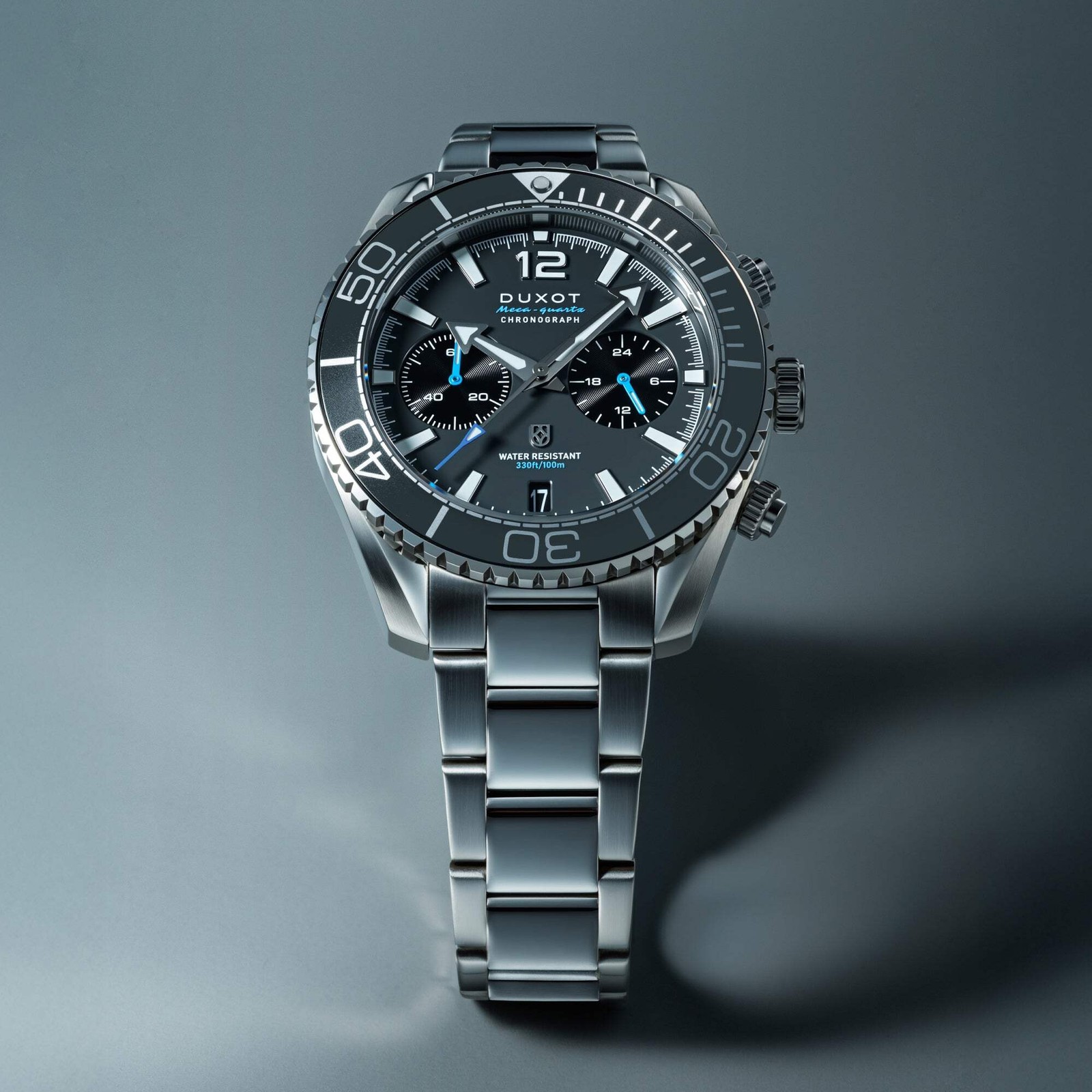 Tiburon Chronograph Grey / Stainless Steel | Grey Dial Wristwatch DX-2062-11