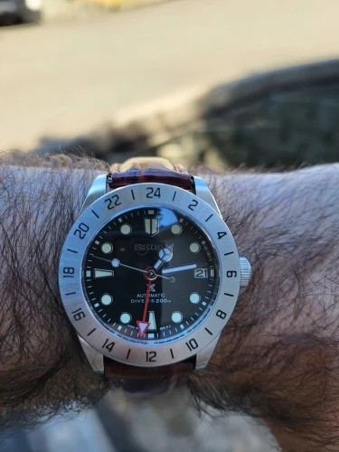 40mm Dive Watch Case PVD Black Finish Sapphire Crystal For NH34 NH35 NH36