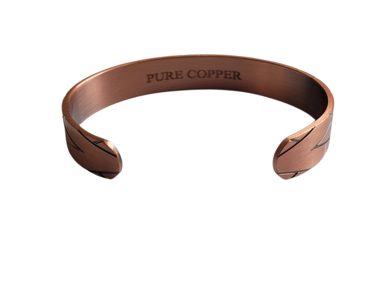 Artisan Pure Solid Copper Magnetic Bracelet Arthritis Therapy Cuff Eyes