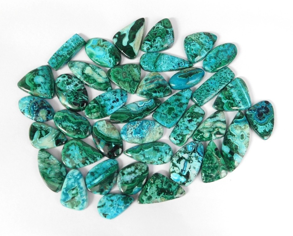 Mix Shape Azurite Malachite Pendant, Necklace Jewelry Making Gemstone 71243