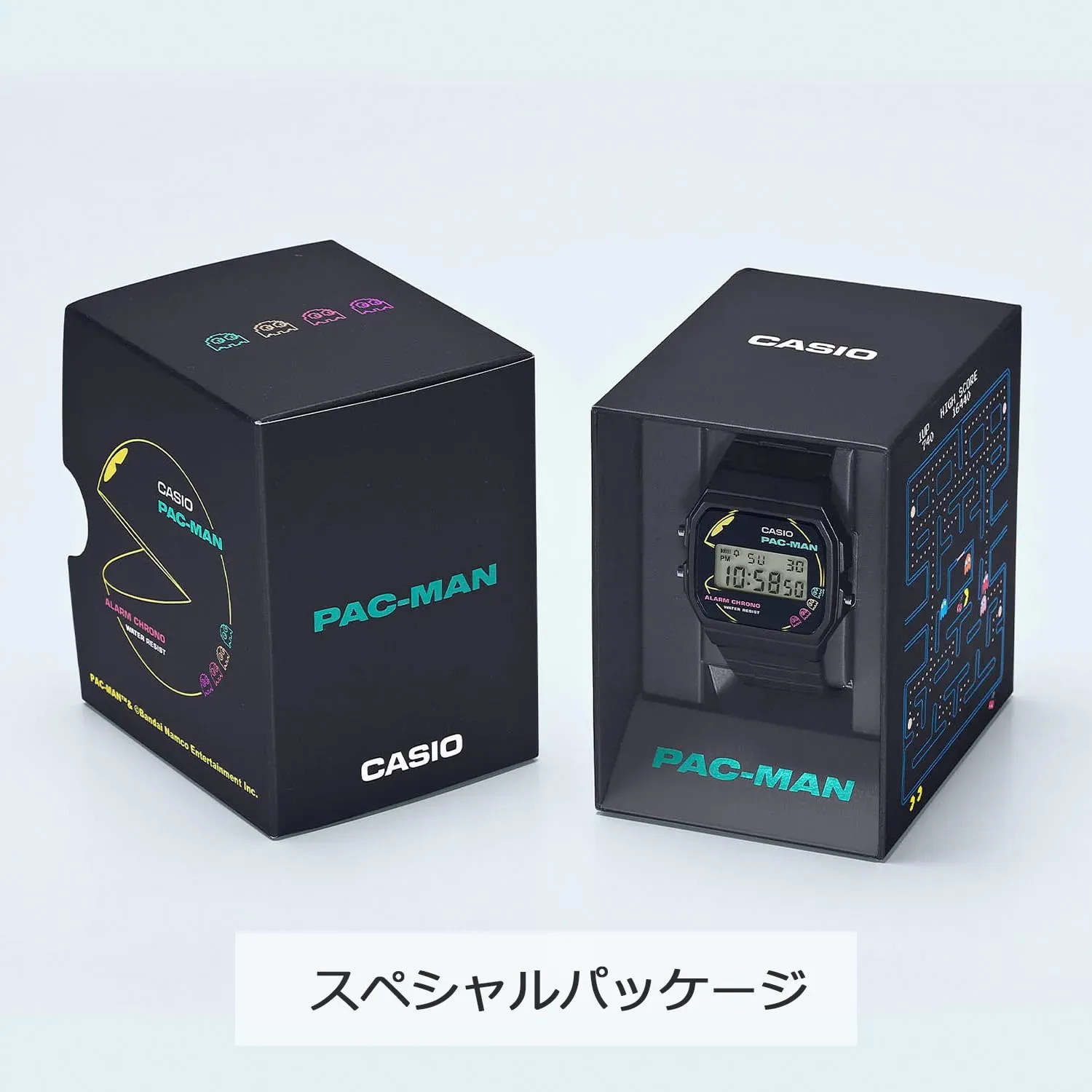 Japan NEW Casio PAC-MAN Collaboration F-91WPC-1AJR Men’s Watch Black
