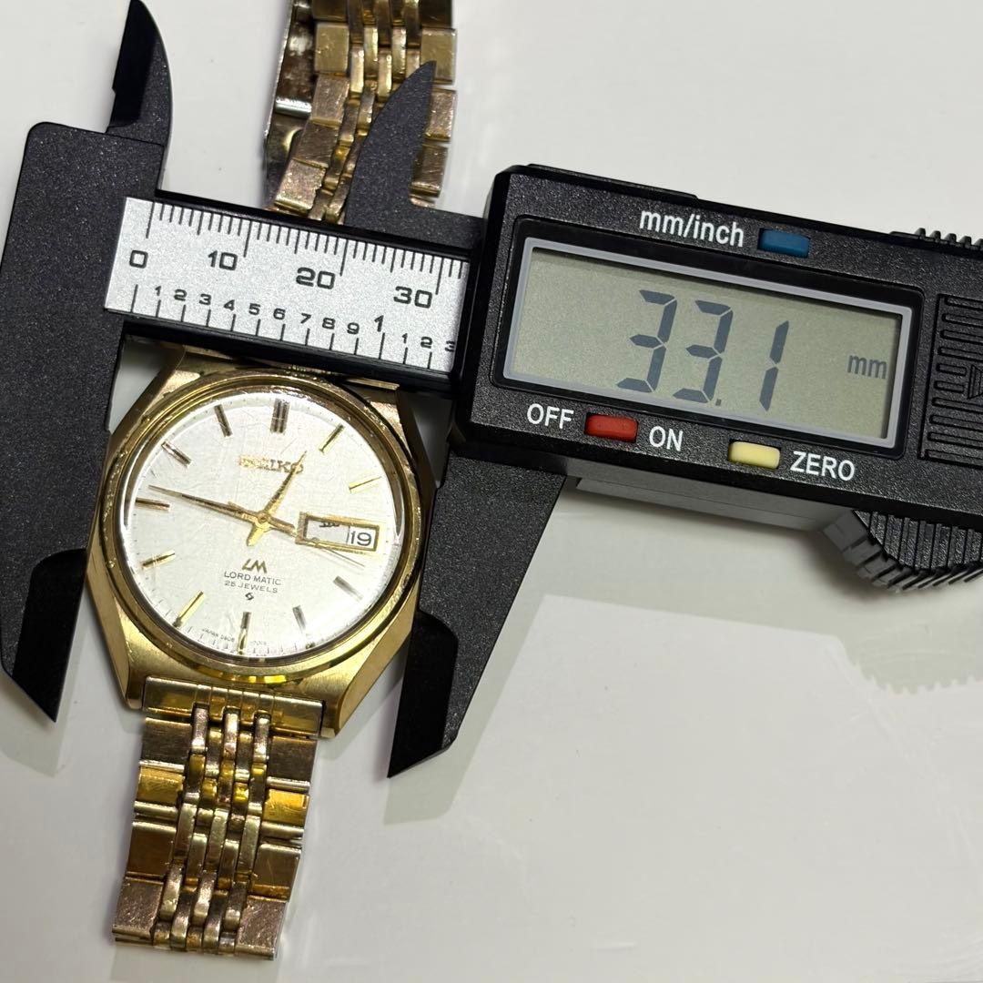 Seiko Lord Matic 5606-7010 Automatic Watch Wrist 15.5cm Used