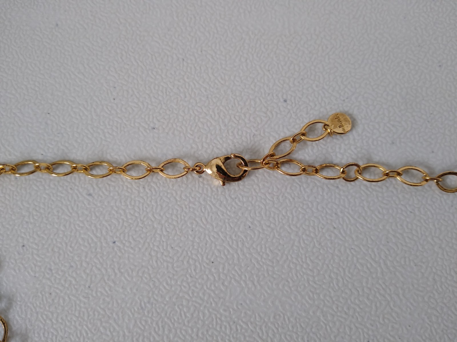 Stella Dot Necklace Fiona Bib Cream Goldtone Rhinestone Jewelry Designer Golden.