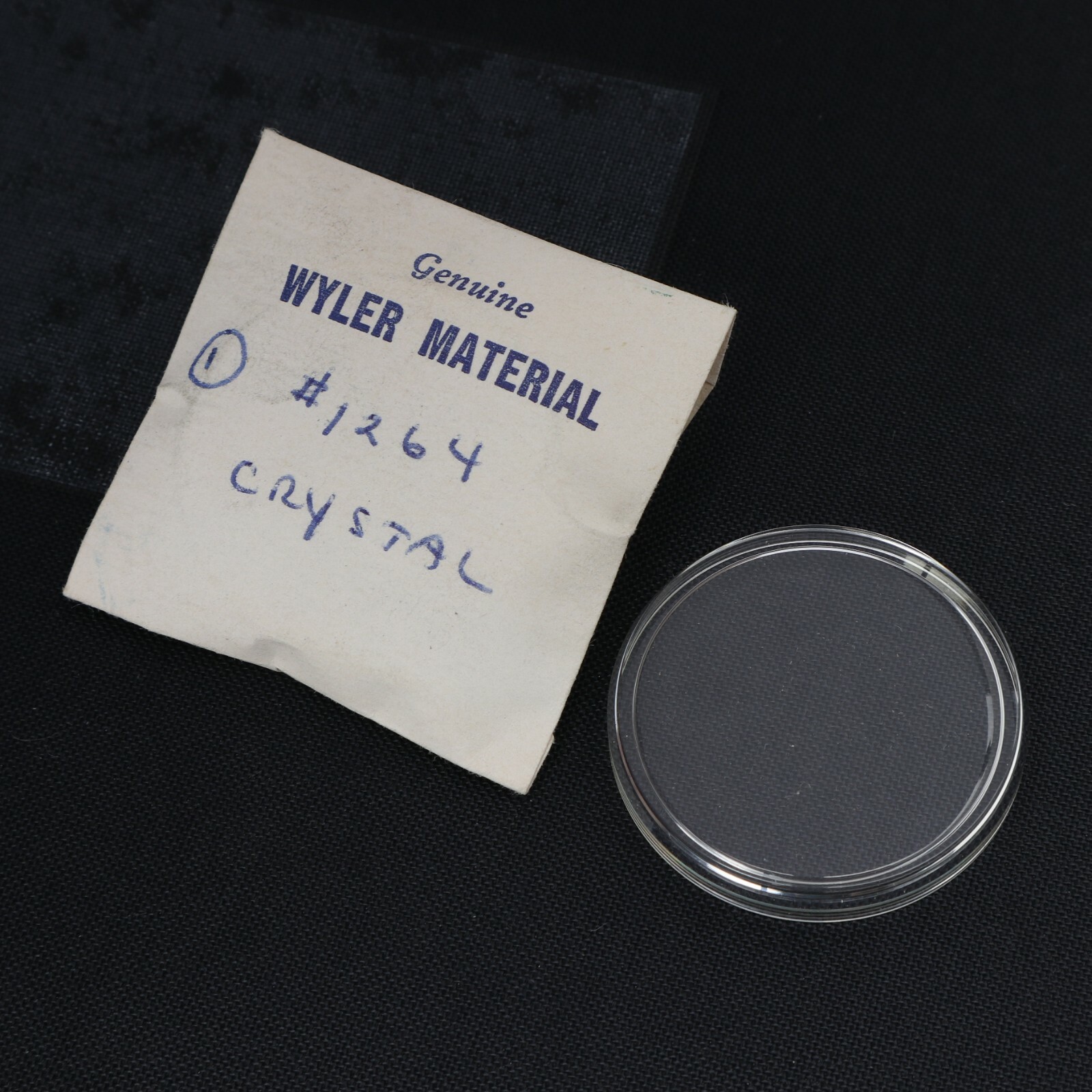 Wyler Incaflex NOS Watch Crystal Part #1264 New Old Stock 32.1mm Watchmakers
