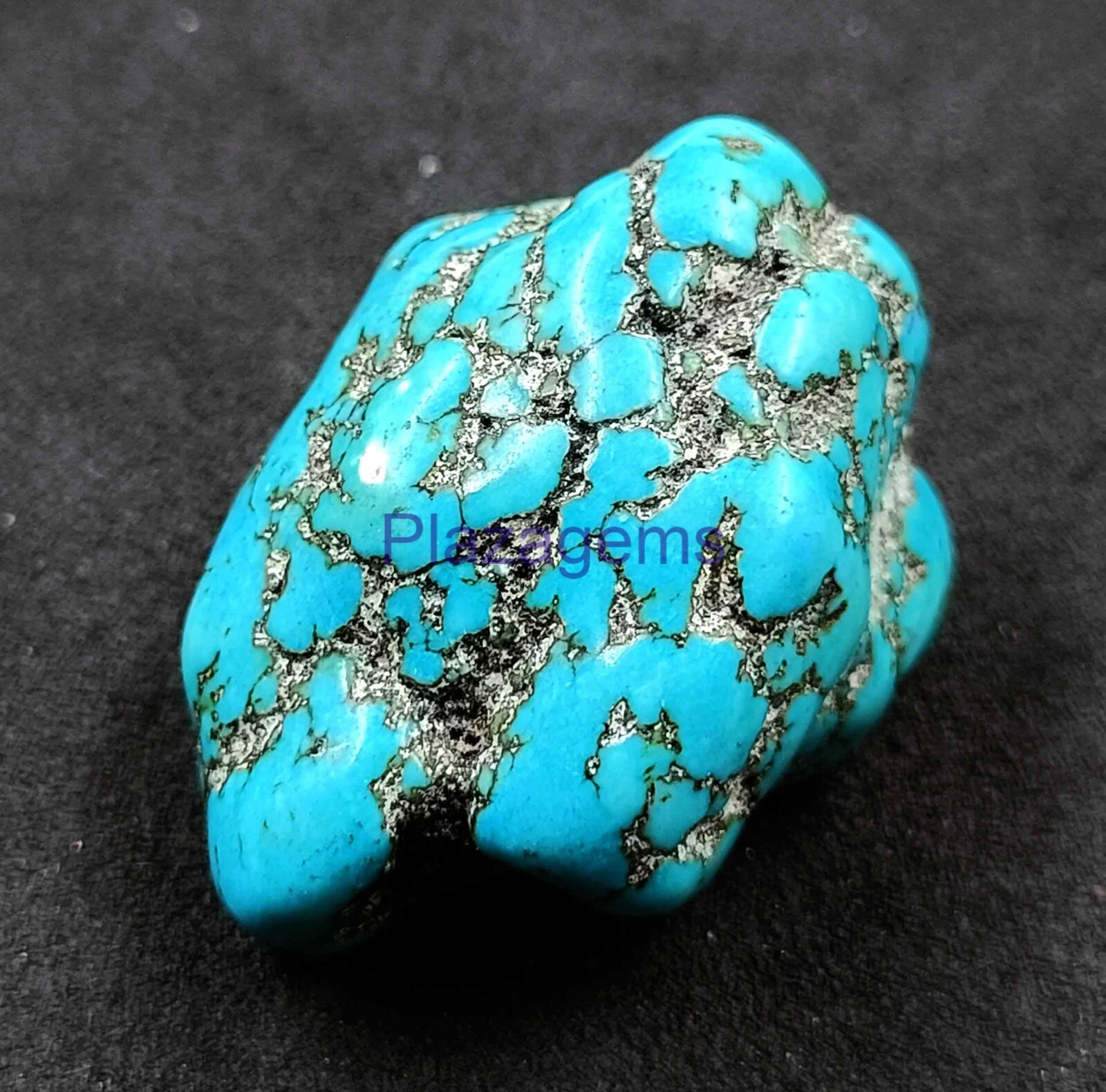 Natural EGL Certified 111Ct Arizona Sky Blue Turquoise Rough Loose Gemstone 4JKG