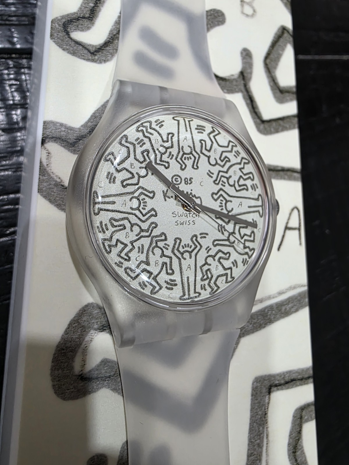 Keith Haring x Swatch Break Free Collection From the Archive SO29Z145 41mm