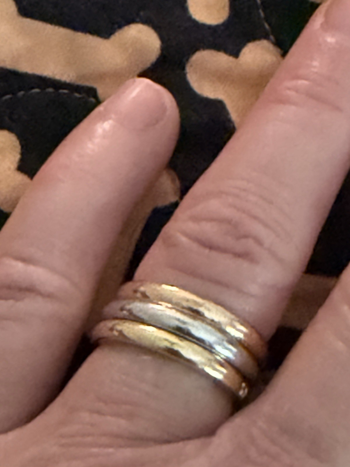 Tiffany & Co. Elsa Peretti 18K Yellow Gold Diamond Band Ring w/ T&Co Blue Box