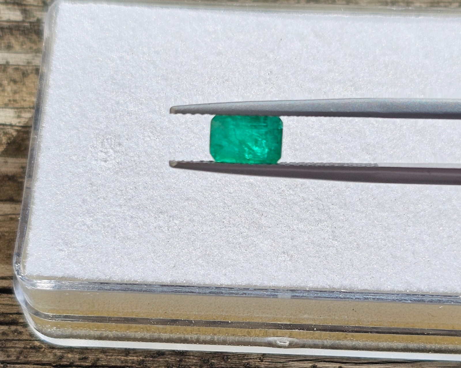 Emerald 6.9×4.7mm Emerald Cut Loose Gemstone!
