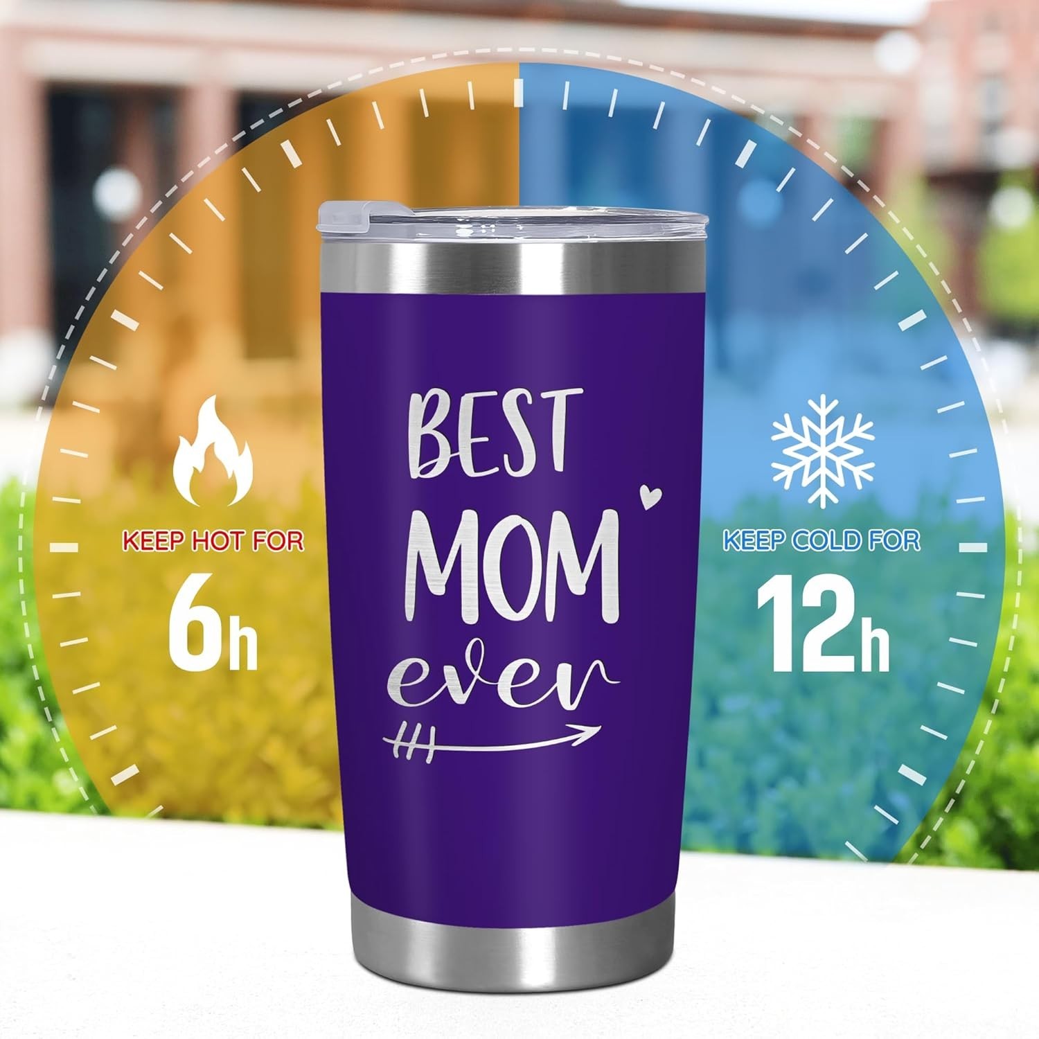 Best Mom Ever 20 oz Stainless Steel Tumbler – Perfect Gift for Any Occasion
