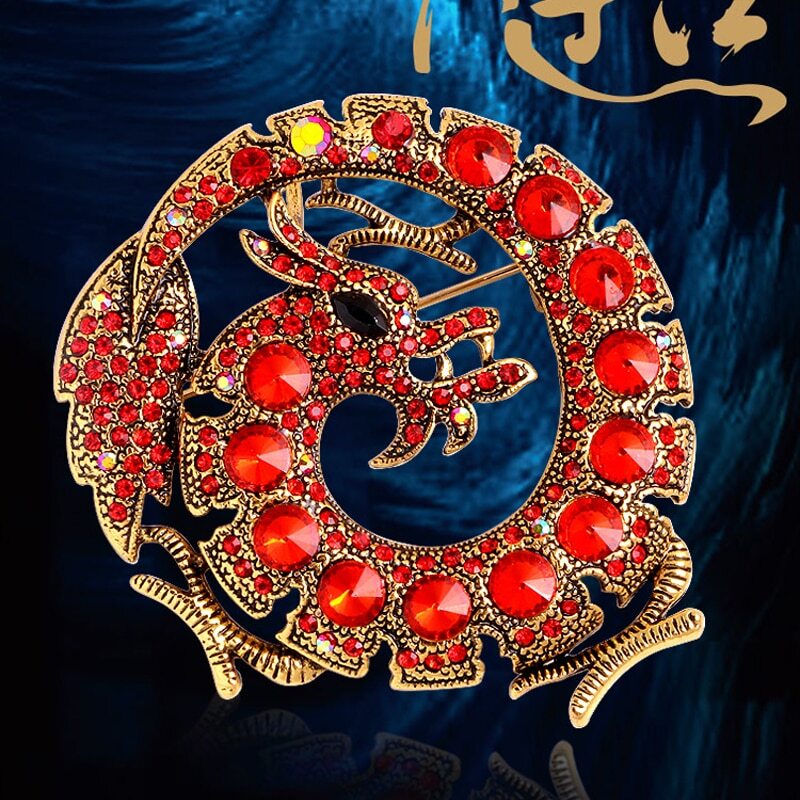 Mens Suit Brooch Lapel Vintage Brooches & Pins Enamel Pin Elegant Banquet