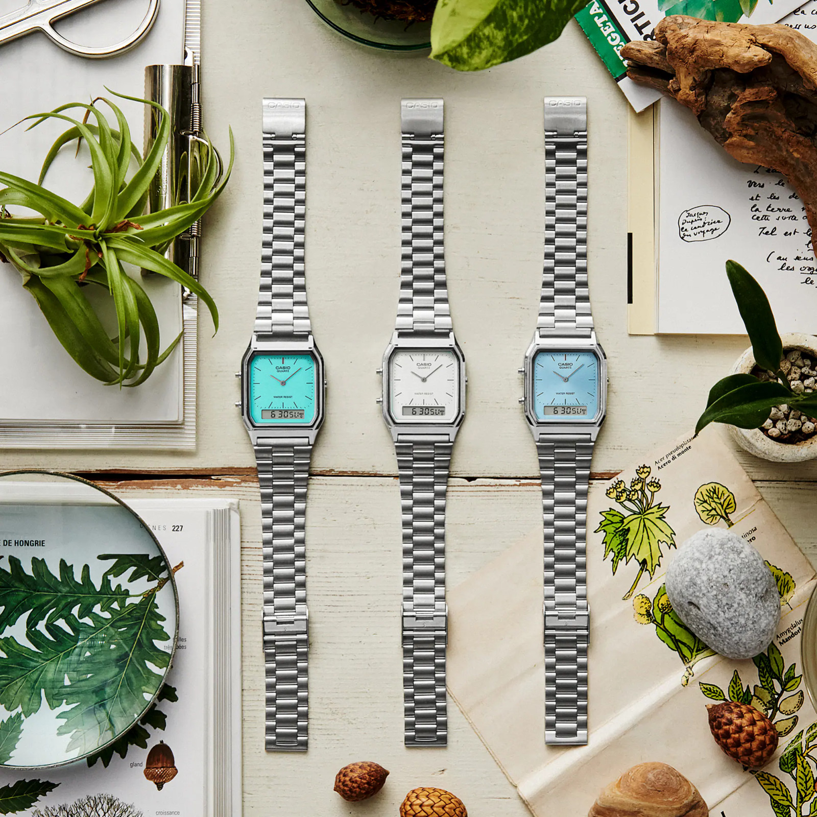CASIO AQ-230A-2A2MQYES⎪AQ-230A-2A2⎪Original⎪CASIO BLUE⎪Free Shipping