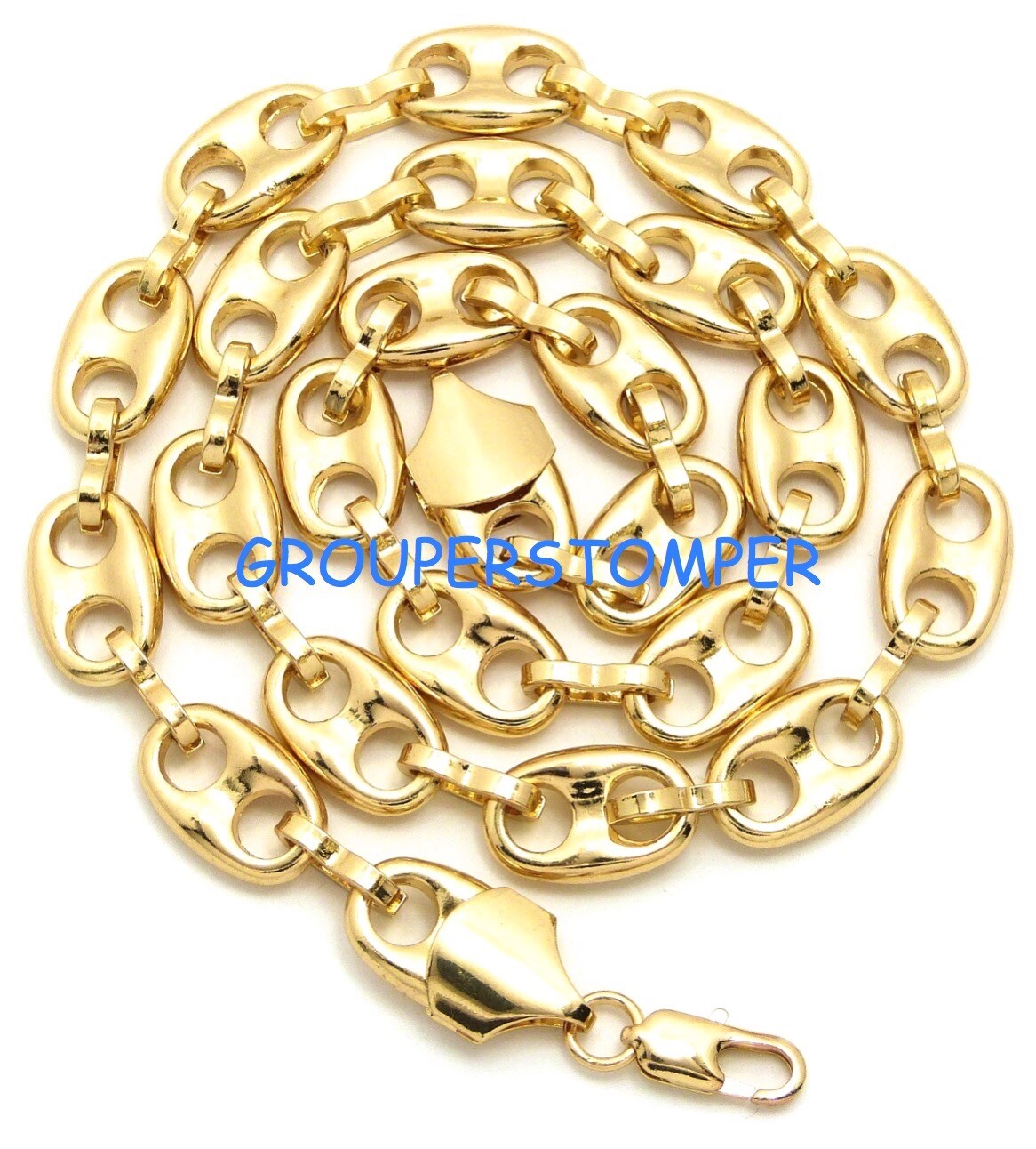 Marina Style Necklace New 24 Inch Long 10mm Wide Chain