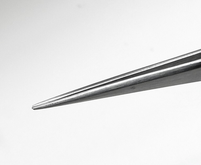 Slide Locking Tweezers Button Lock – Parts Holding Forceps 6″ Stainless Steel