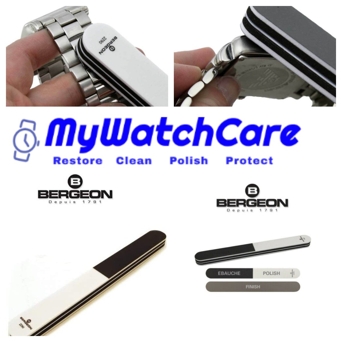 Perfect Gift! Watch Scratch Removal/Cleaning/Polishing Kit-All Luxury Watches!