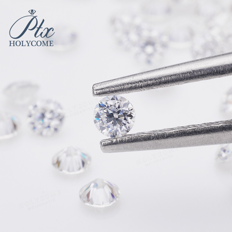 1.0Carat 0.7~3.0 SMALL SIZE MOISSANITE D Color Diamond Test Positive For Jewelry