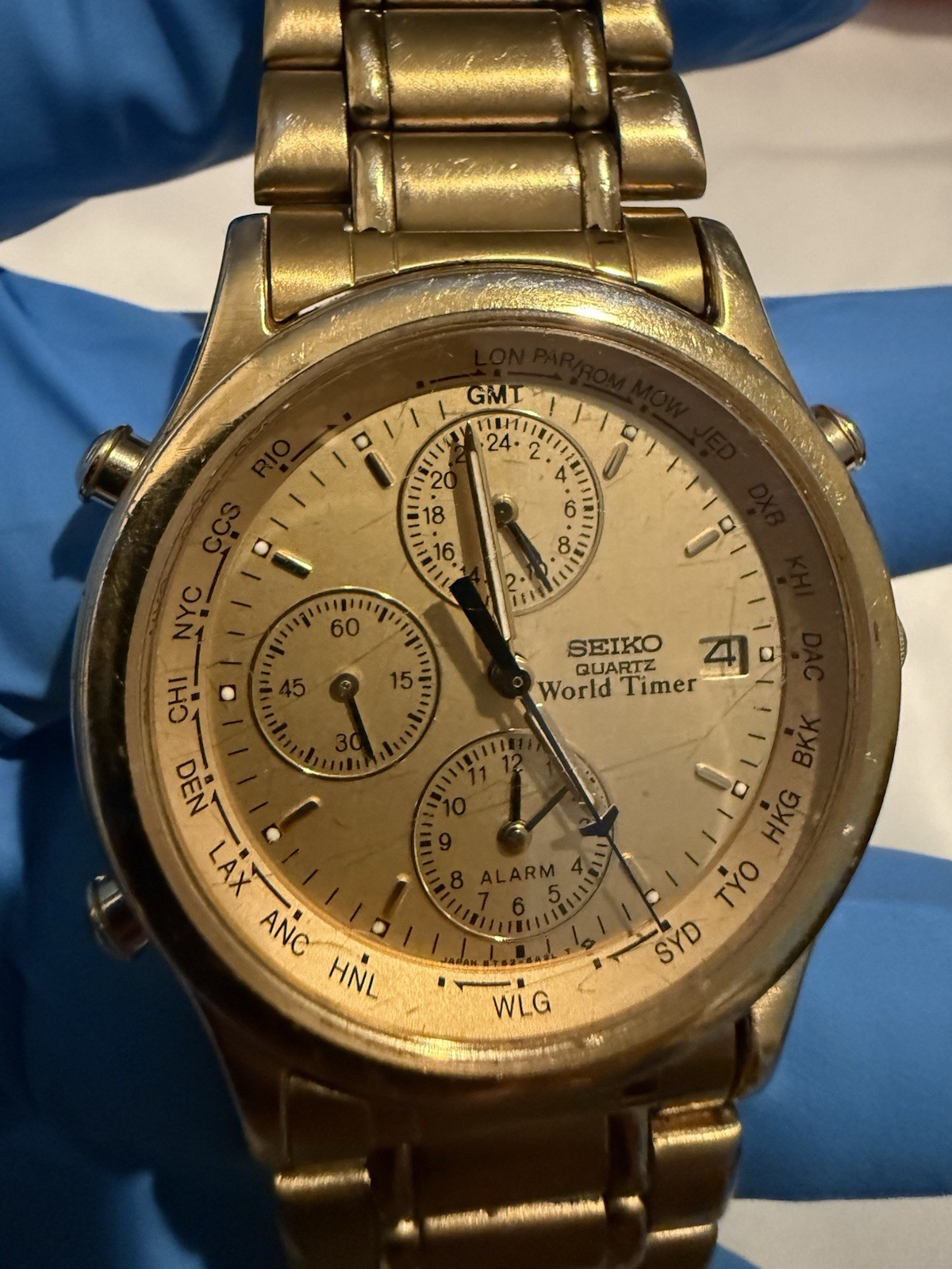 Vintage Seiko World Timer GMT (Running)