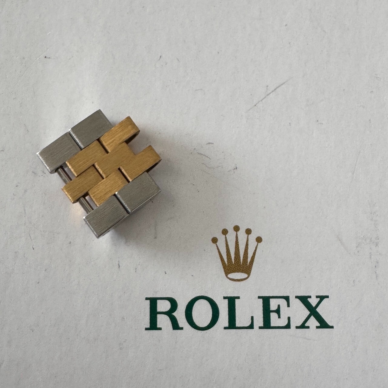 ROLEX 2Link for DATEJUST 16233 16013 YG×SS 15.5mm×6mm FZ8585