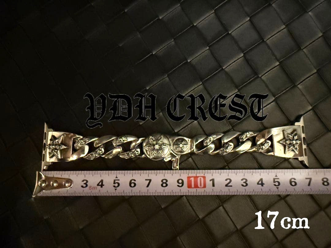 Gothic Star Accent Metal Link Band for Apple Watch 6.7 in 7.1 in STARDIA