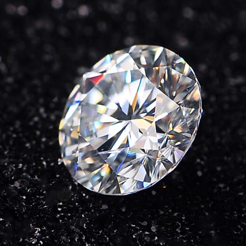 25mm 50Ct Round Cut Loose Moissanite D Color VVS1 Real Gemstone Pass Tester