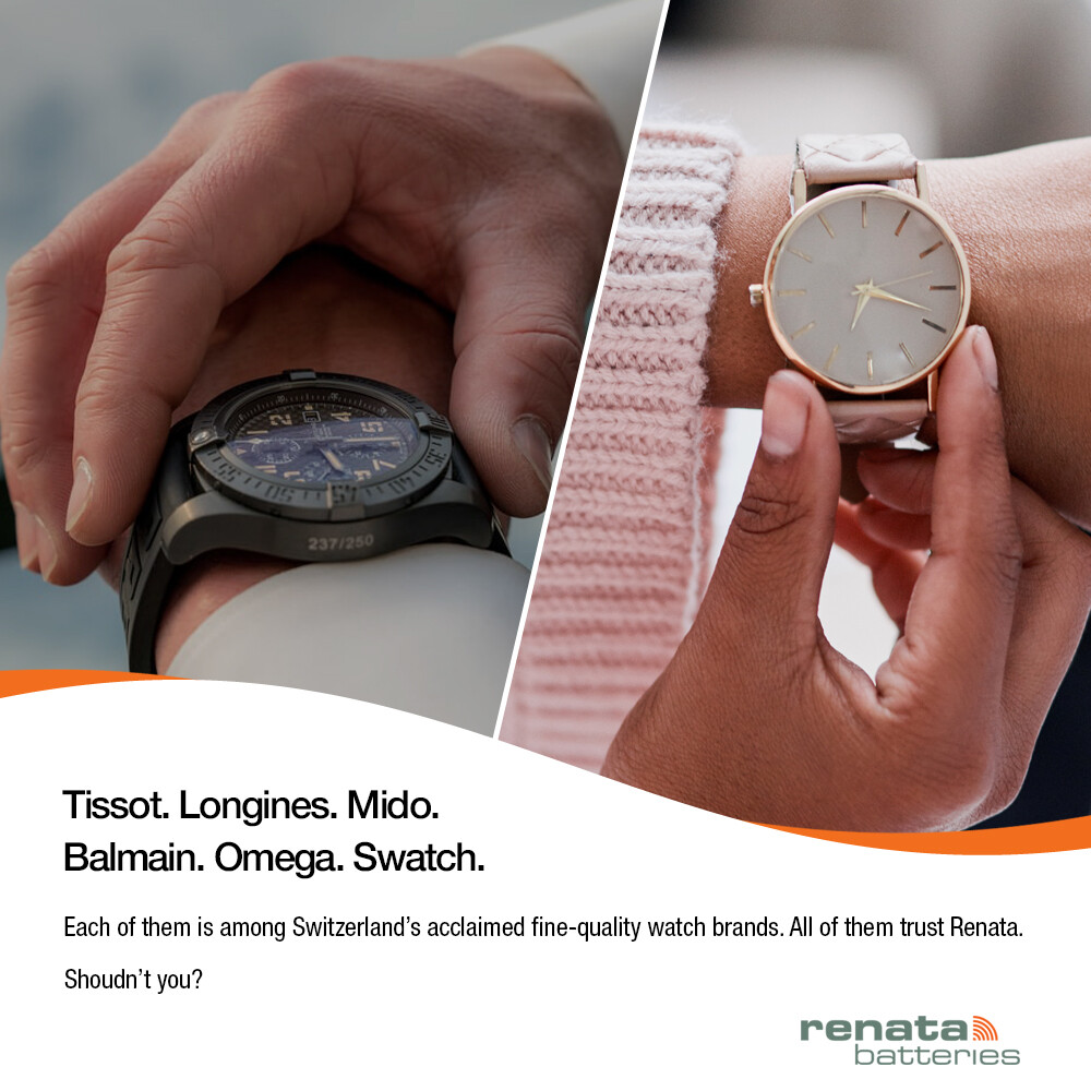 Renata 341 SR714SW 1.55V Silver Oxide Watch (10 Batteries) – Made in Switzerland