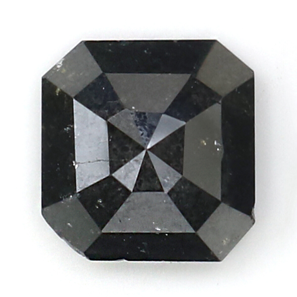 1.45 CT Natural Loose Emerald Shape Diamond 7.00 MM Black Color Diamond KQ2077