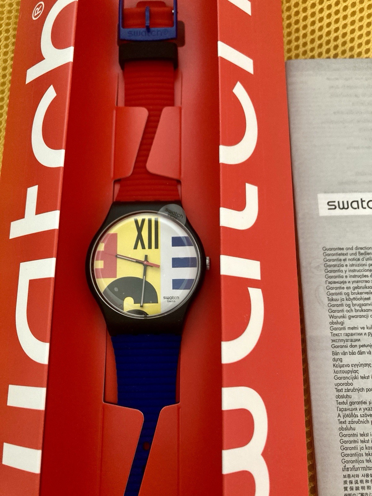 Limited Edition Swatch Watch REVIVAL 1987 Nine To Six GB117 SUOB171 New Gent
