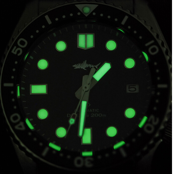 Heimdallr Sharkey SKX007 NH35A Automatic 200M Diver Watch 42mm 316L 660FT C3