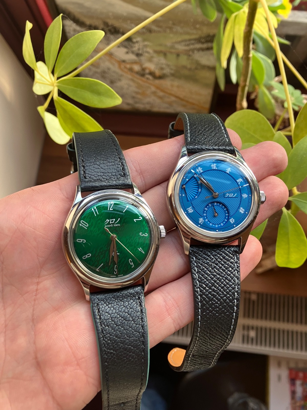 Hajime Asaoka Kurono Tokyo Grand Mori and Sensu NOS watches
