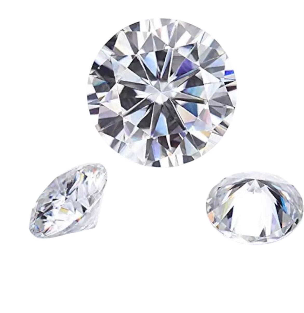 30 Pcs Lot 4X4 MM Round D Color VVS1 Clarity LAB GROWN CVD Diamond GIE CERTIFIED