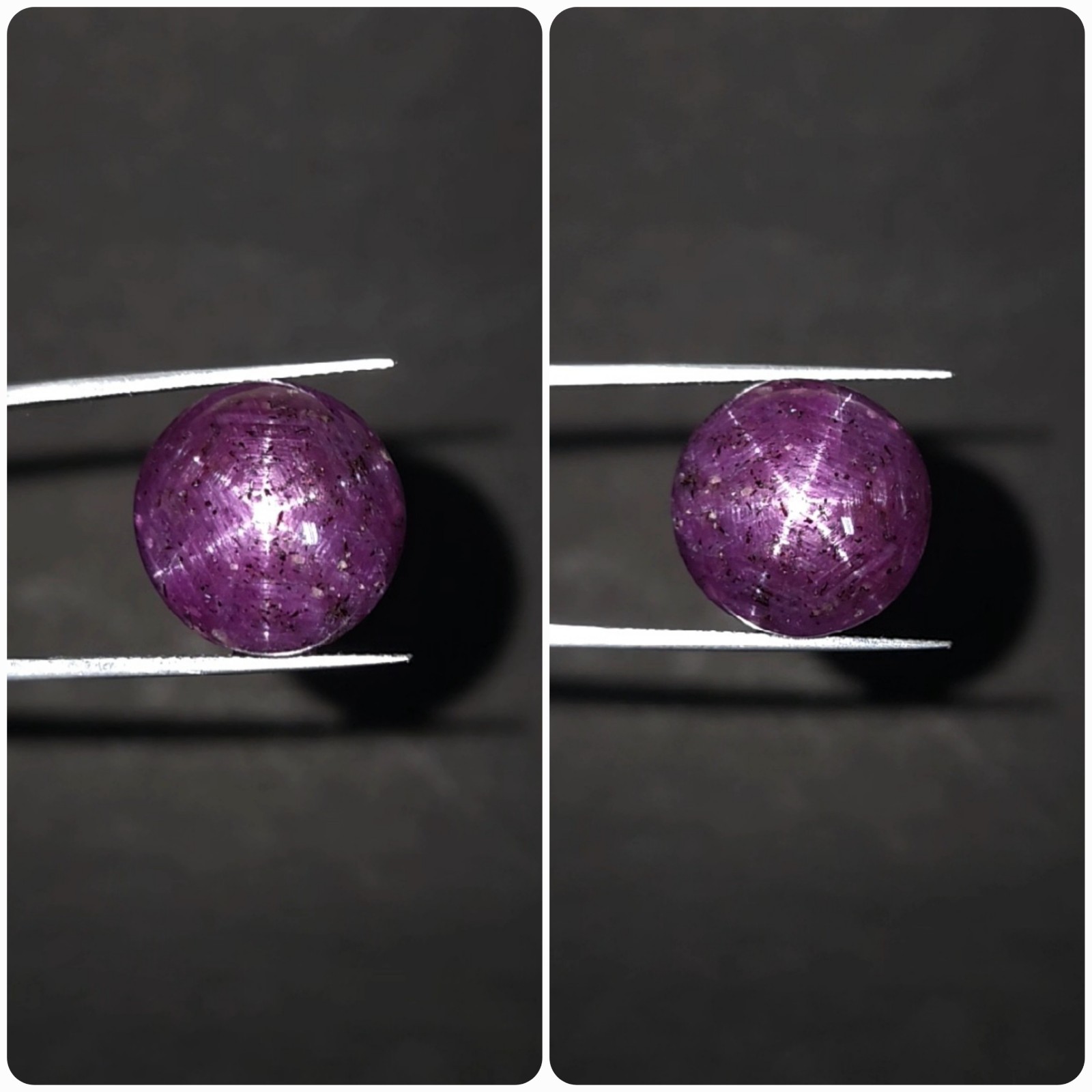 Natural 25.50 ct Star Ruby Red Oval untreated loose gemstone Cabochon