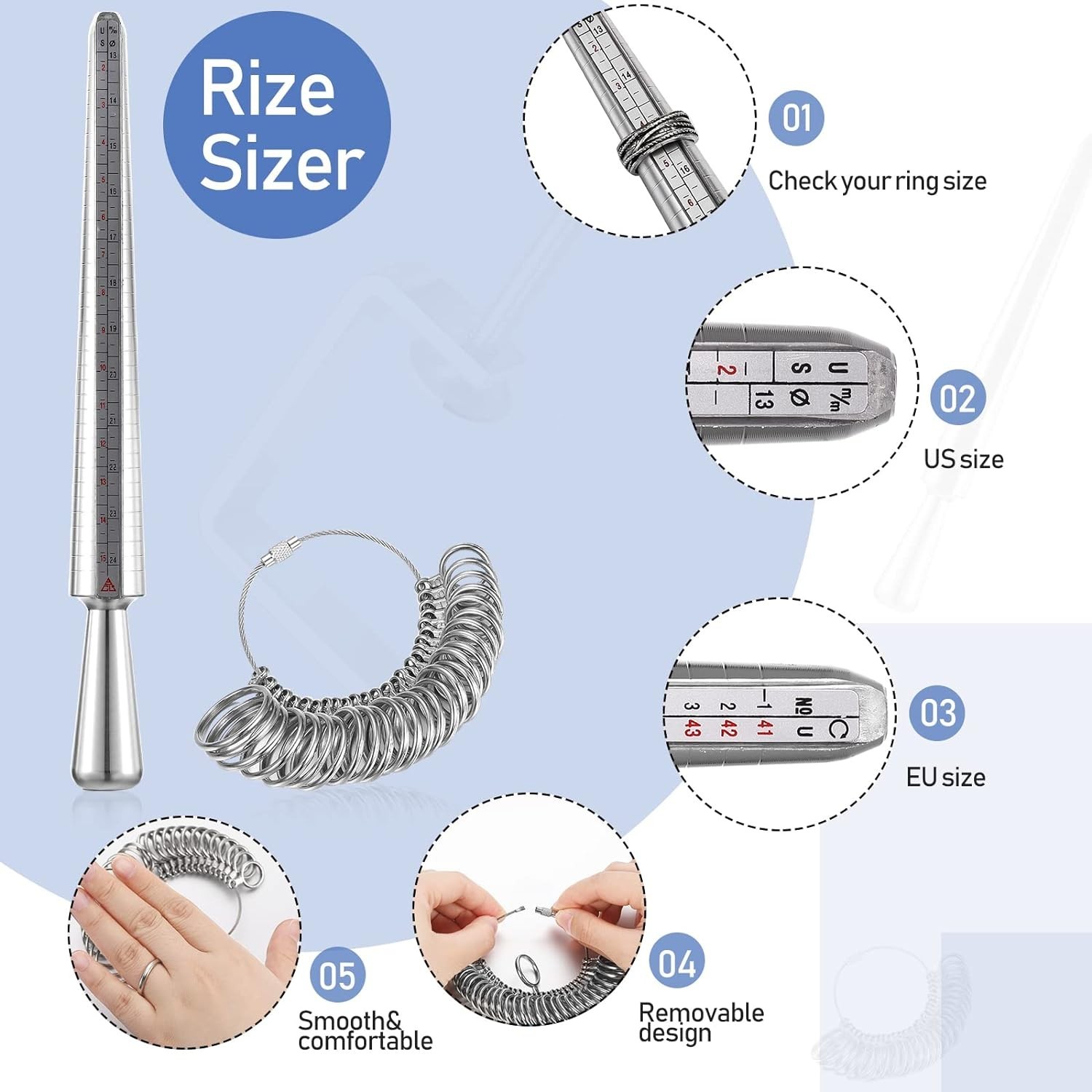 Jewelry Crafting Essentials: Jeweler’s Mallet, Saw Frame, and Ring Sizer Mandrel