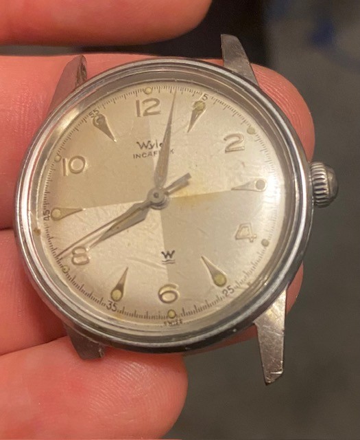 Vintage Men’s WYLER INCAFLEX WRIST WATCH (RUNNING-BROKEN LUG)