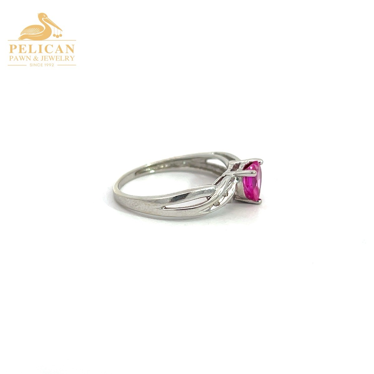 10KT Gold Diamond & Tourmaline Heart Ring, .012CTW (le-rebel) (PPJ053953)