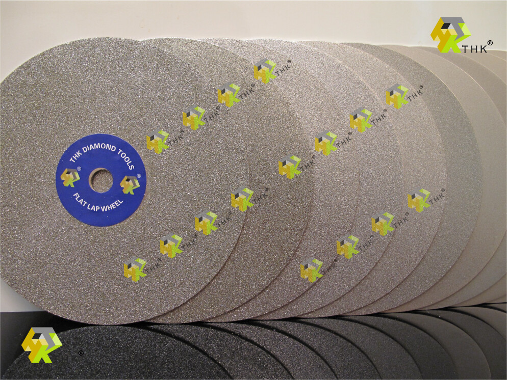 10 INCH THK Diamond Flat Lap wheel Lapidary grinding polishing disc Grit 60~3000