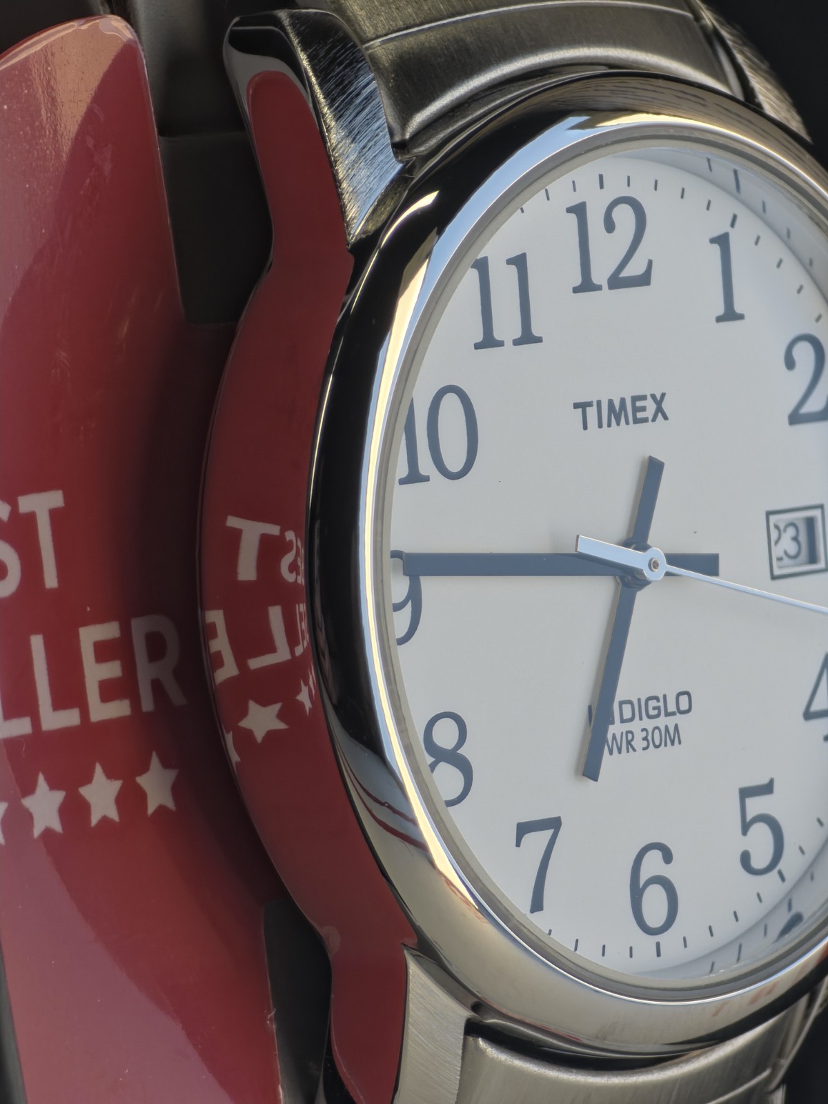 Timex Men’s Easy Reader Watch 35mm Stainless Steel Watch – T2H451