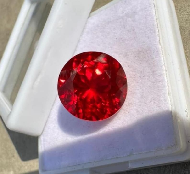 Mozambique 9.12 Ct Natural Red Ruby Round Cut Certified Loose Jewelry Gem
