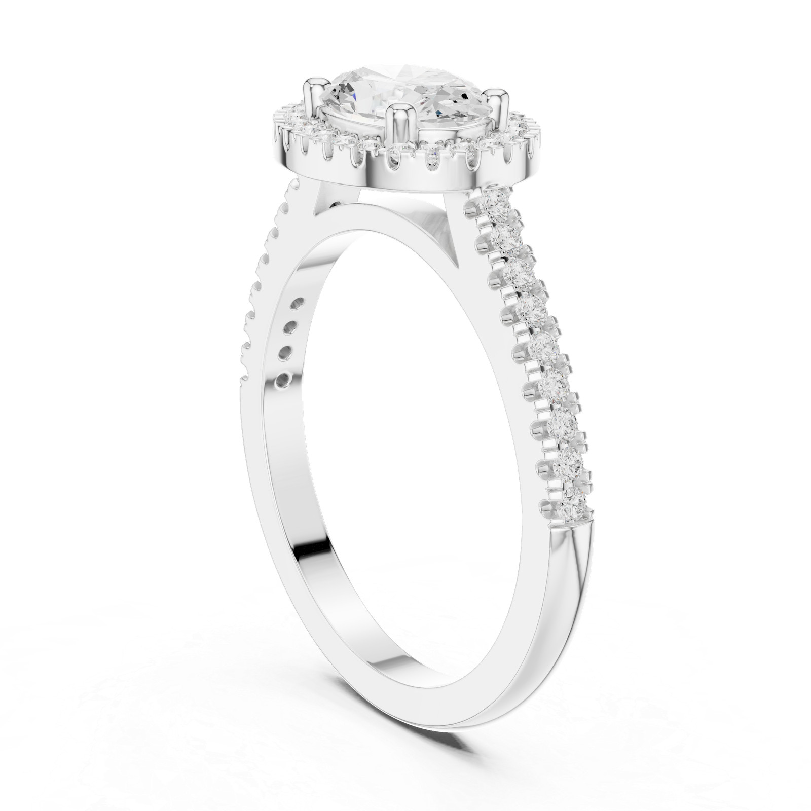 Oval Certified 1.1 Ct Lab Grown Anniversary Promise Women’s Ring 14K Gold Over