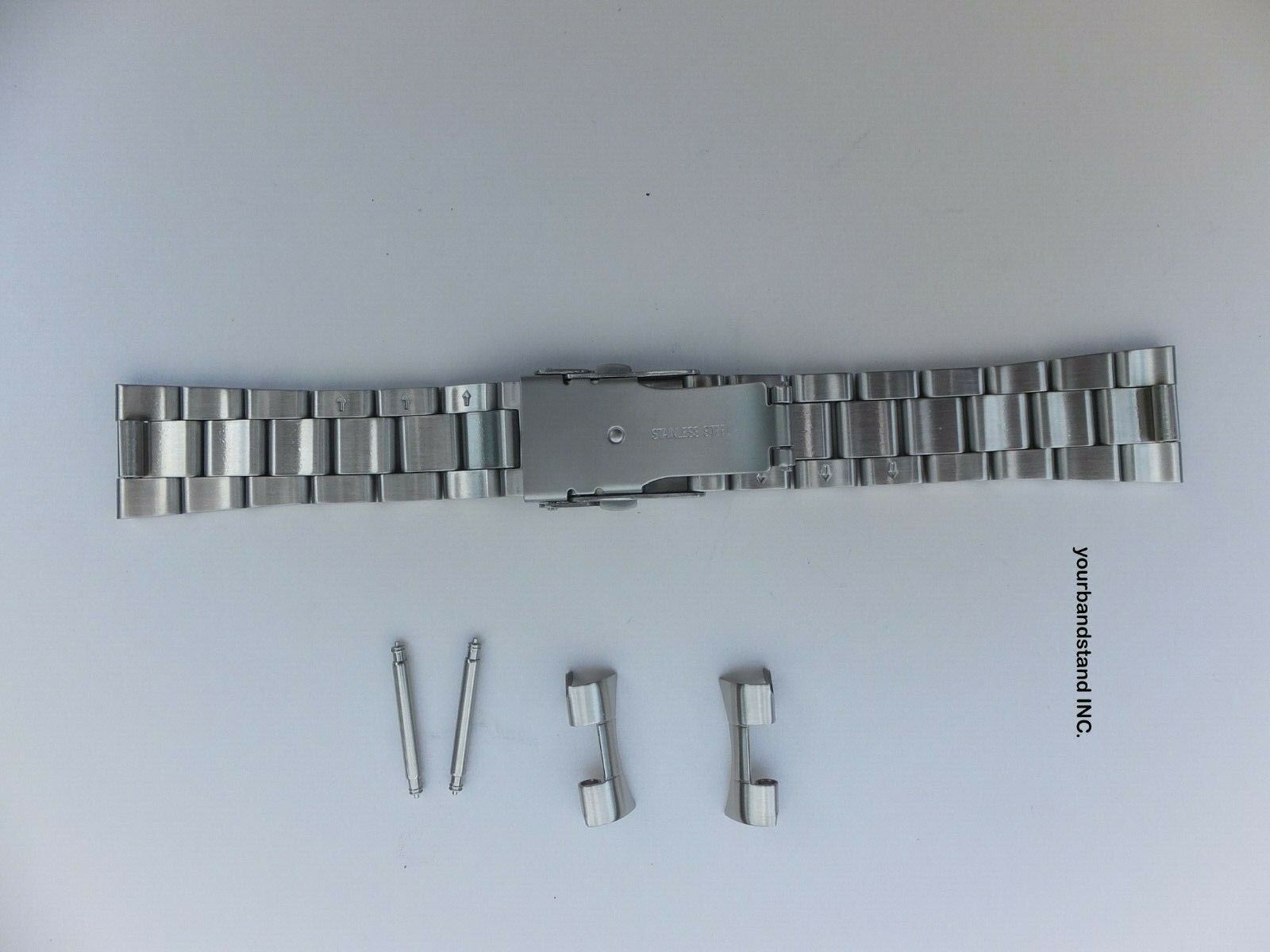 20mm CURVED STAINLESS STEEL OYSTER BRACELET Fit Citizen PrMaster NY0081-10L Fugu