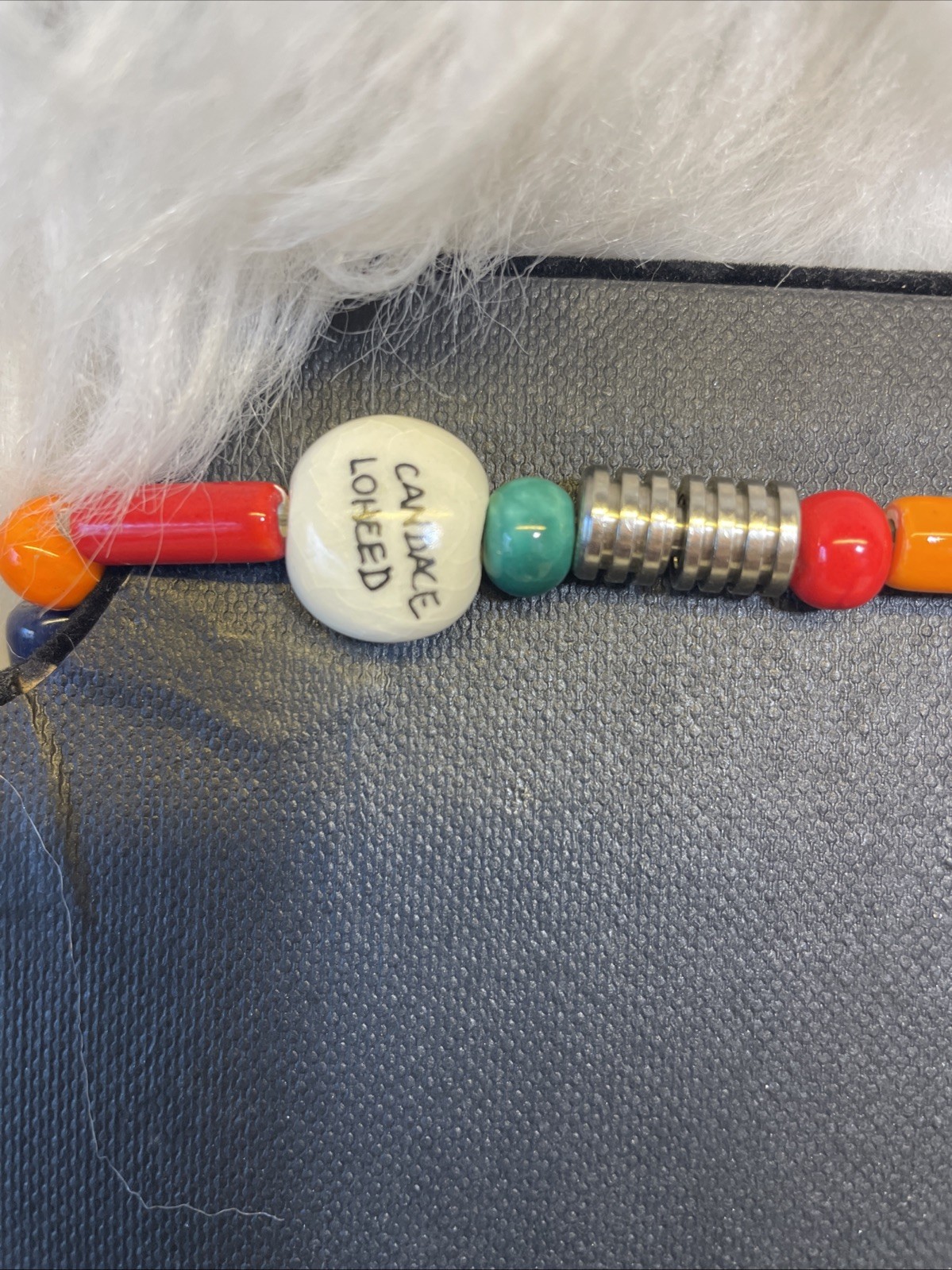 VINTAGE RUBY Z CANDICE LOHEED CERAMIC 80-90”s NECKLACE Ornaments Balloons Clown