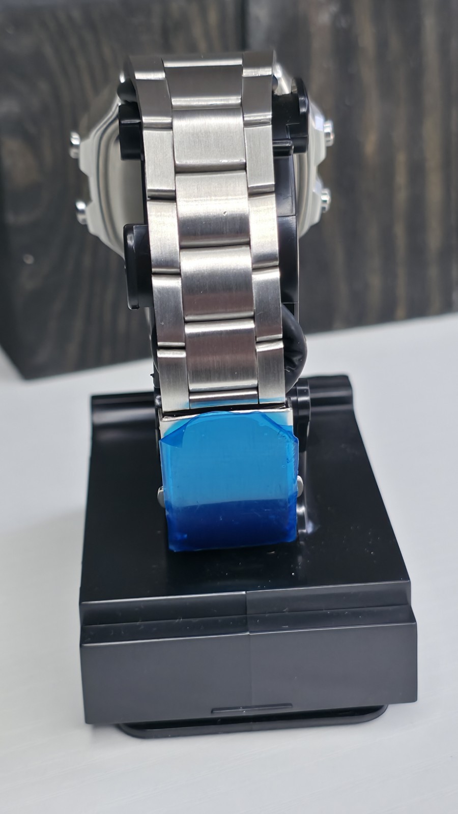 Casio AE-1200 “Latitude Blue” World Time- Stainless Steel – Oil Filled Hydro Mod
