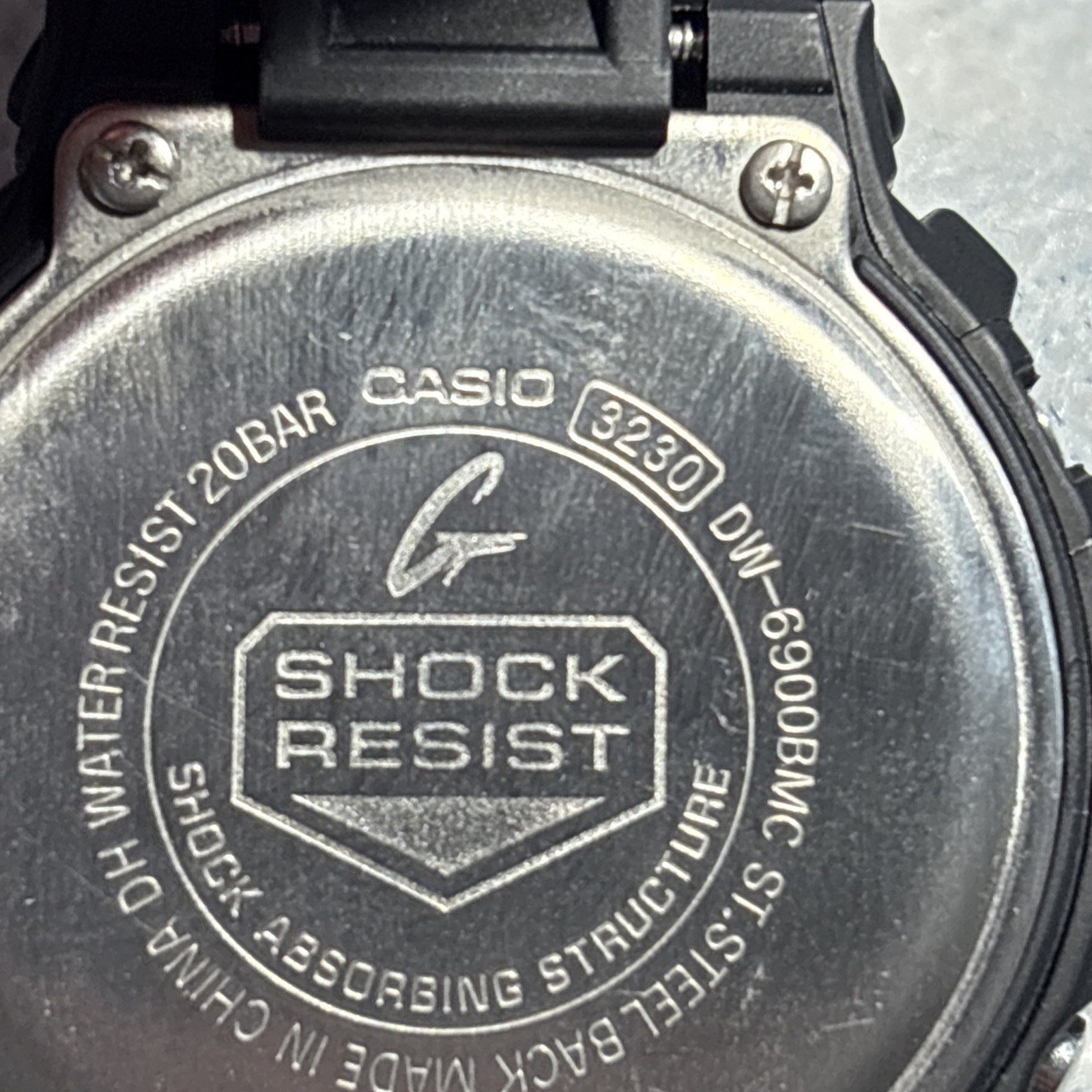 RARE G-SHOCK CASIO Digital Watch DW-6900BMC-1 NEO TOKYO CITY Edition