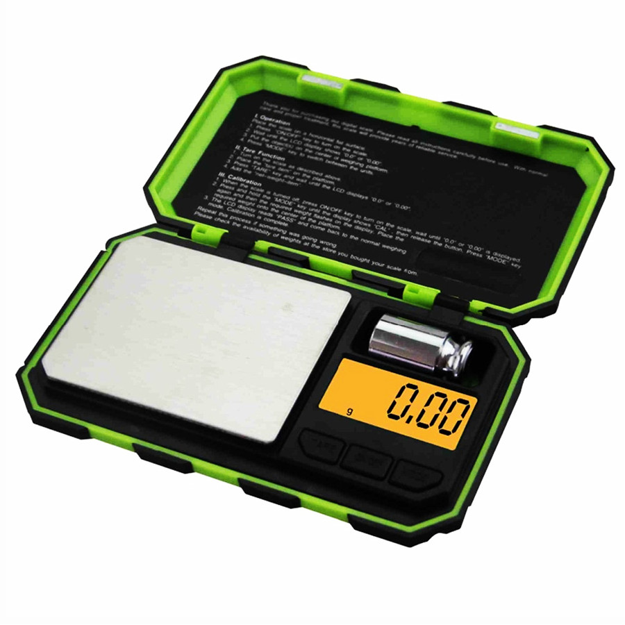 GREEN Uniweigh Digital Pocket Scale 200g x 0.01g Jewelry Gold Gram Karat Weight
