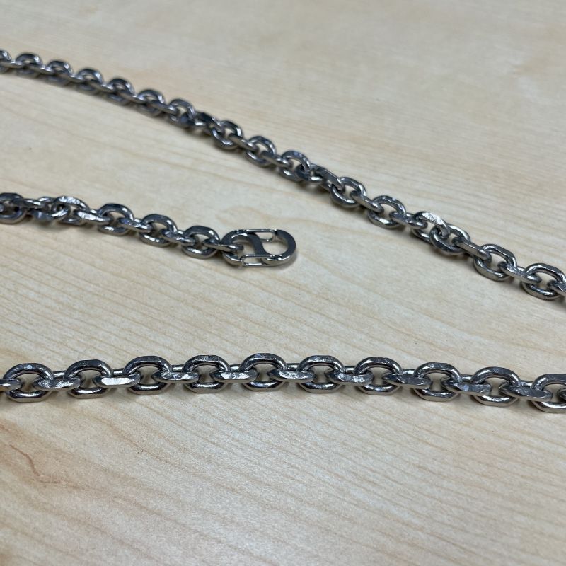 7mm TA1 Pure Titanium Necklace Ice Crystal Titanium Angle Chain Anti Allergic