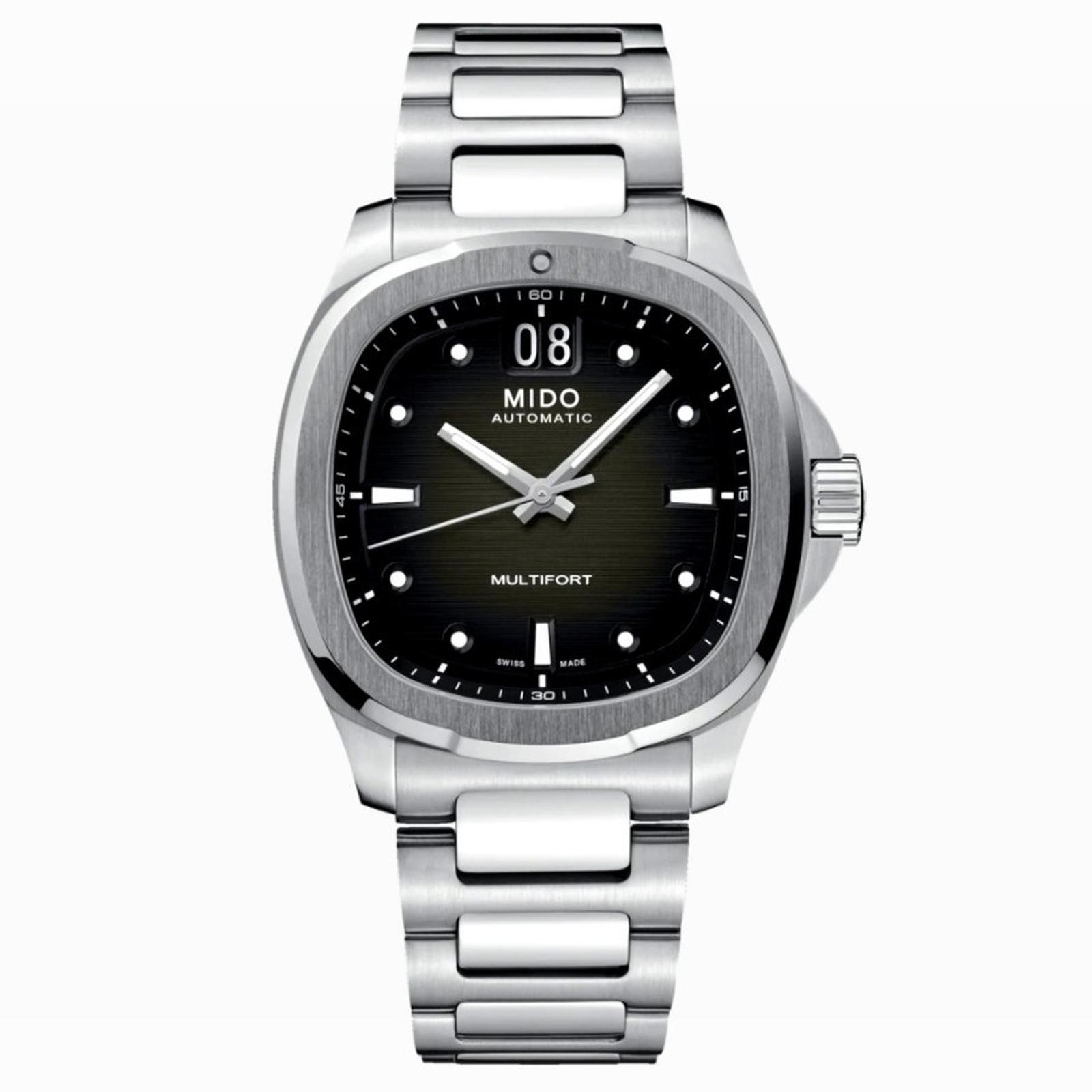 New Mido Multifort TV Big Date Black Dial Steel Men’s Watch M049.526.11.081.00