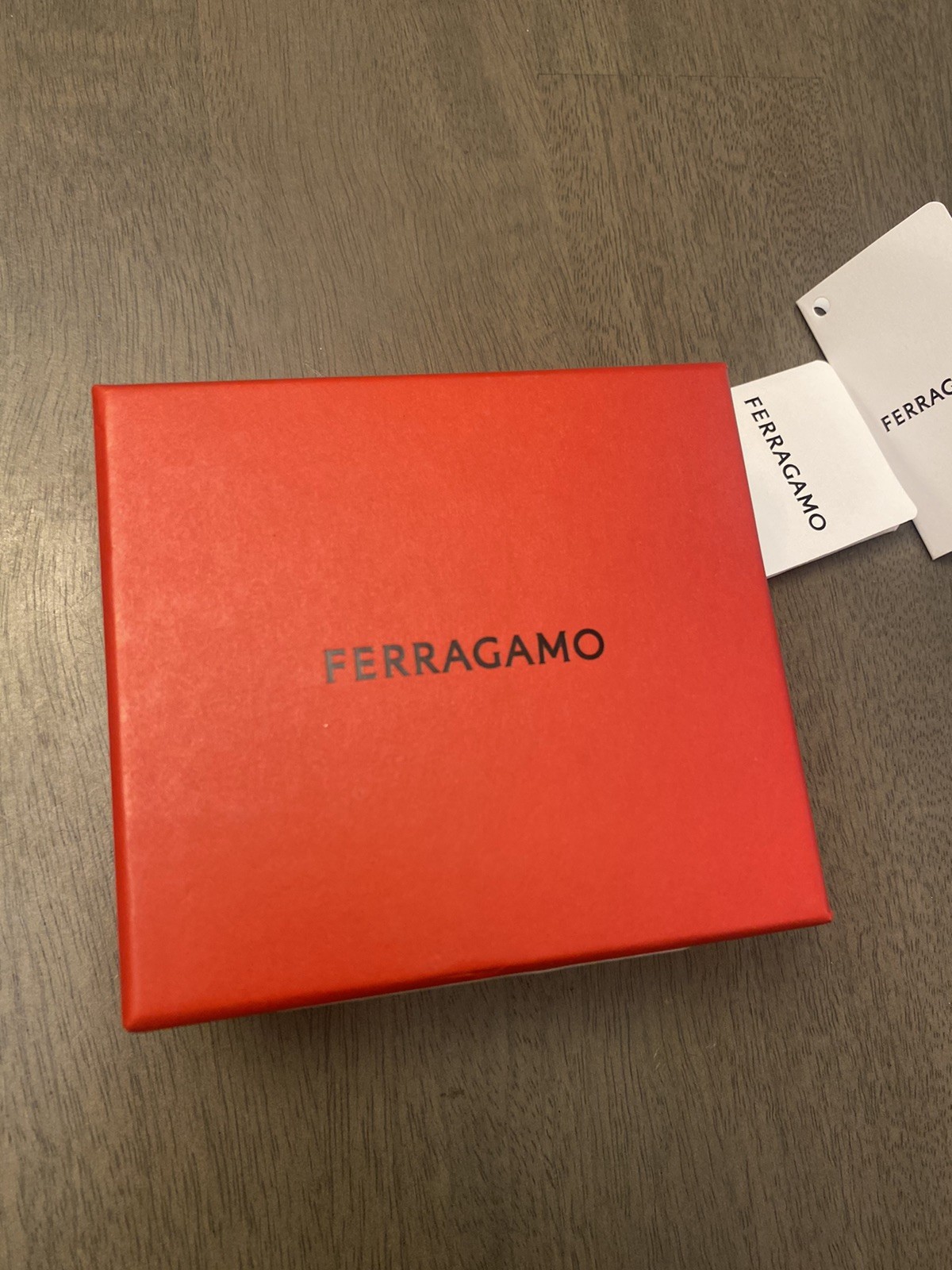 Ferragamo Mens Semi-Precious Tiger Eye Stones Logo Stretch Bracelet 19 NEW