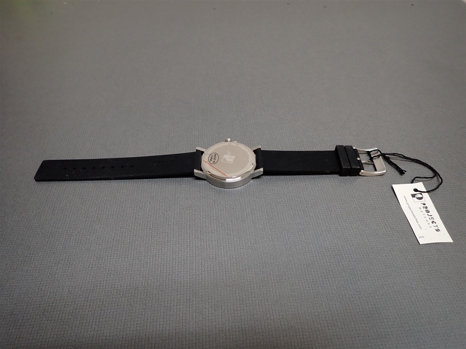 NEW Projects Watches PJT-7215S Till 40mm Black Silicone Band Watch